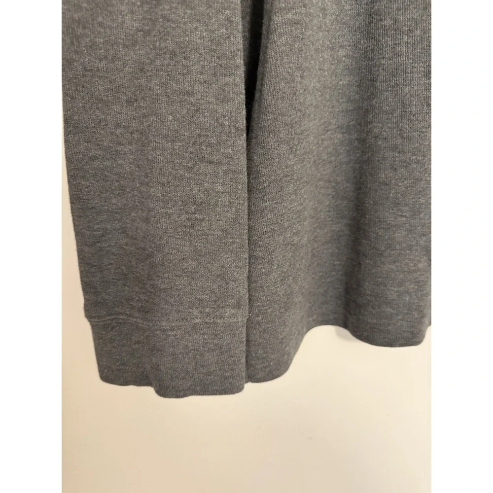 Polo Ralph Lauren Estate Rib Quarter Zip Pullover Gray Cotton Mens XXL Red Pony